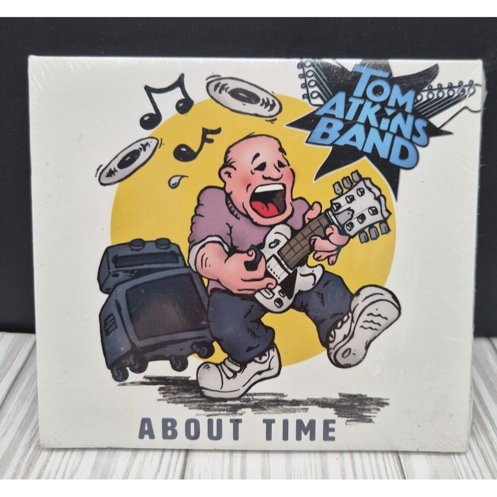 Tom Atkins Band - About Time CD (2014) High Strung Productions  Brand New Sealed